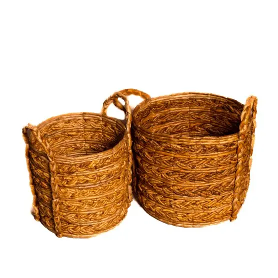 Ubud Banana-Fibre Basket Set